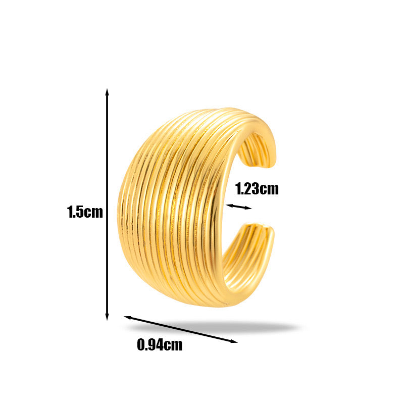 Gold cuff