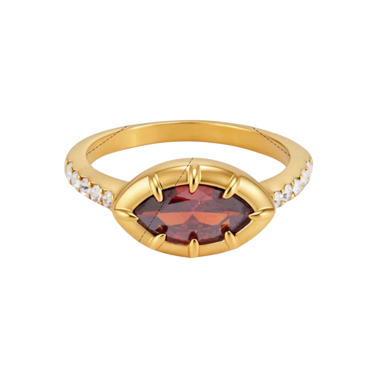 Anillos Zirconia Multicolor