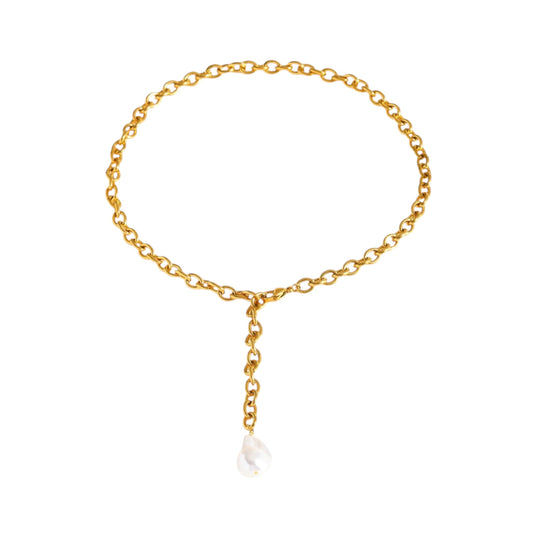 Cadena Chunky Perla