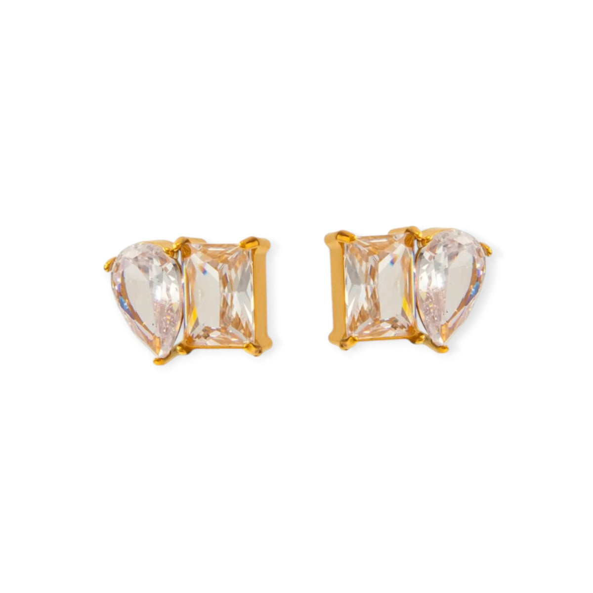 Aretes Stud Zirconia