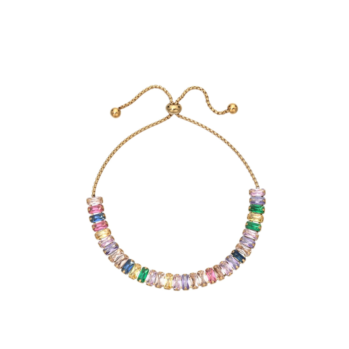 Pulsera Multicolor Cuadrada