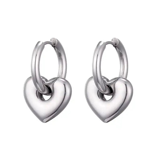 Silver Cookie earrings