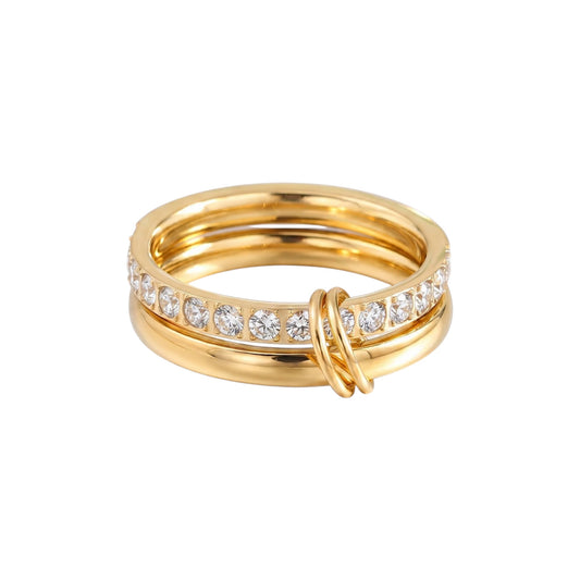 Anillo Doble - Silver