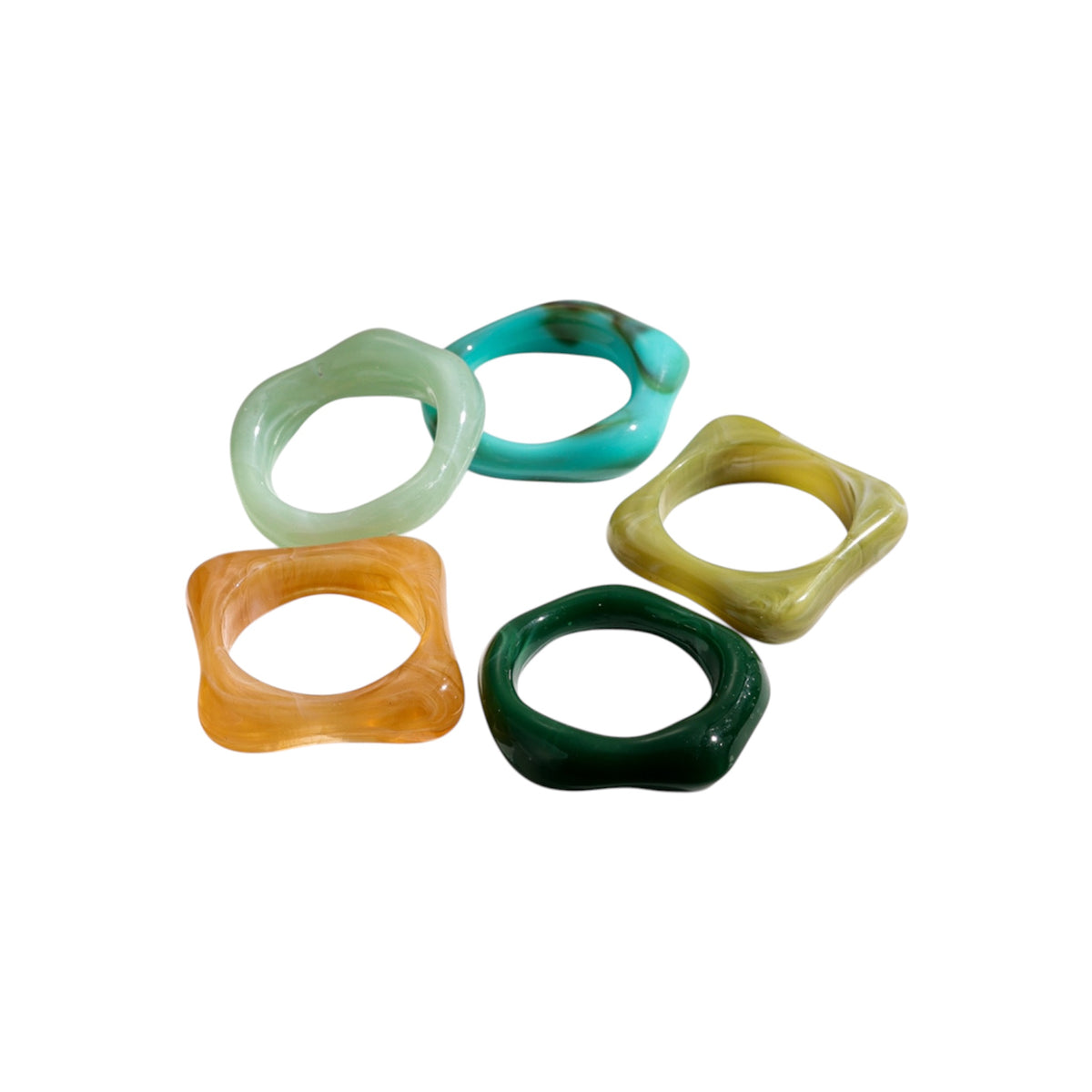 Set Anillo Candy - greens