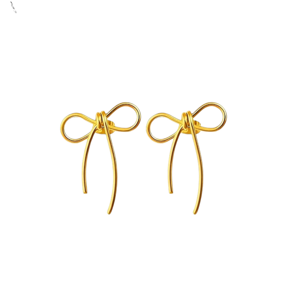 Aretes Bow - Gold