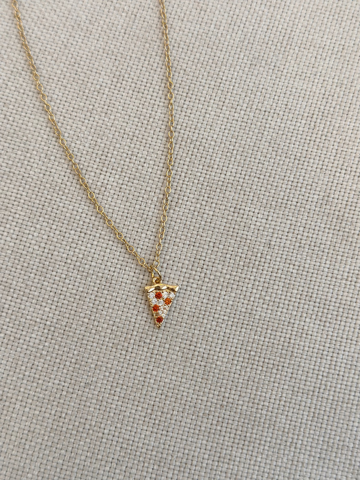 Pizza lovers necklace