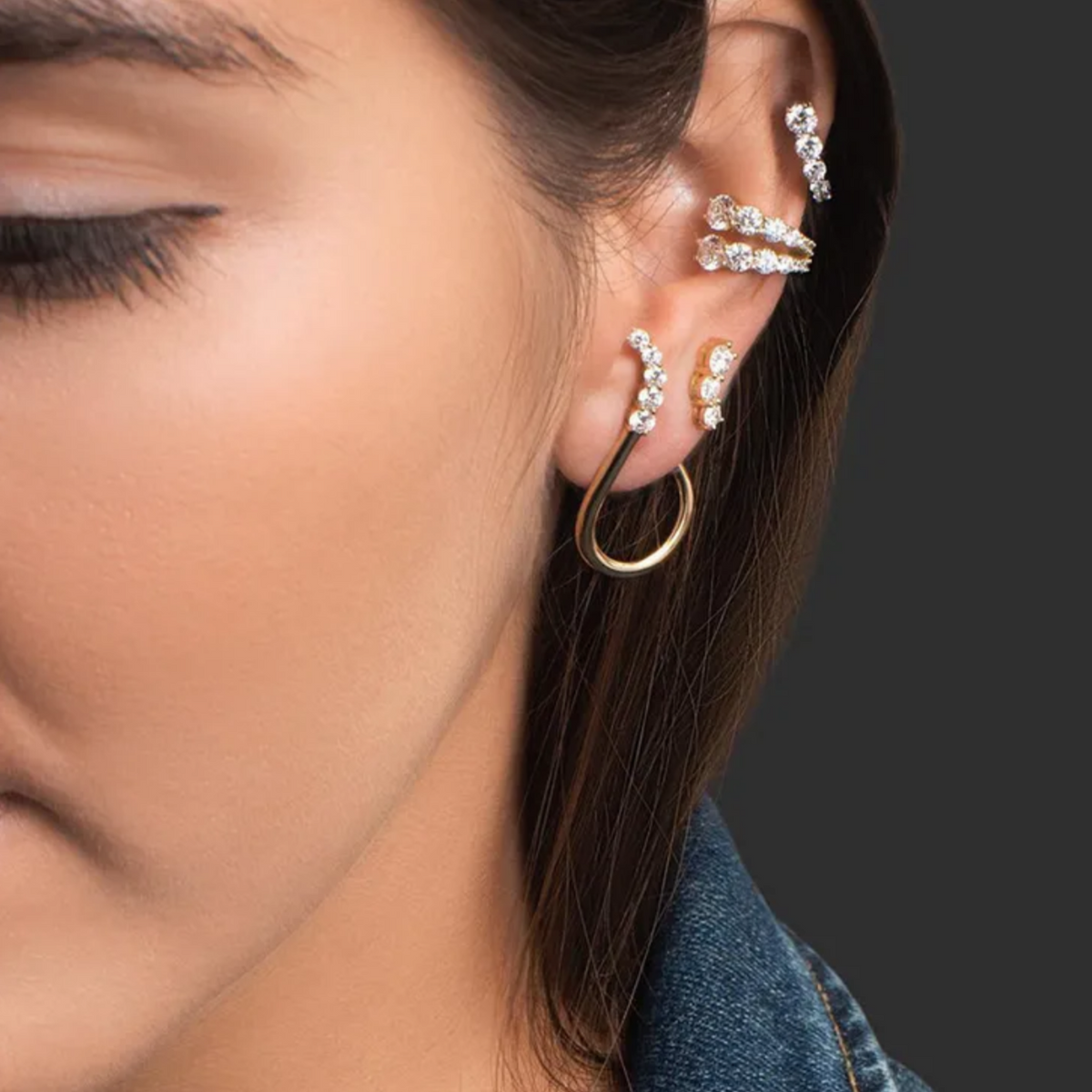 Zirconia earcuff